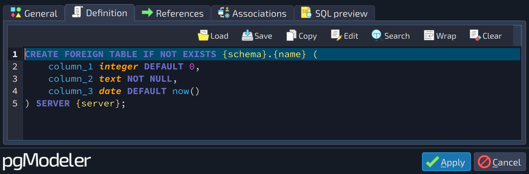 ch3.genericsql-example-dialog.definition