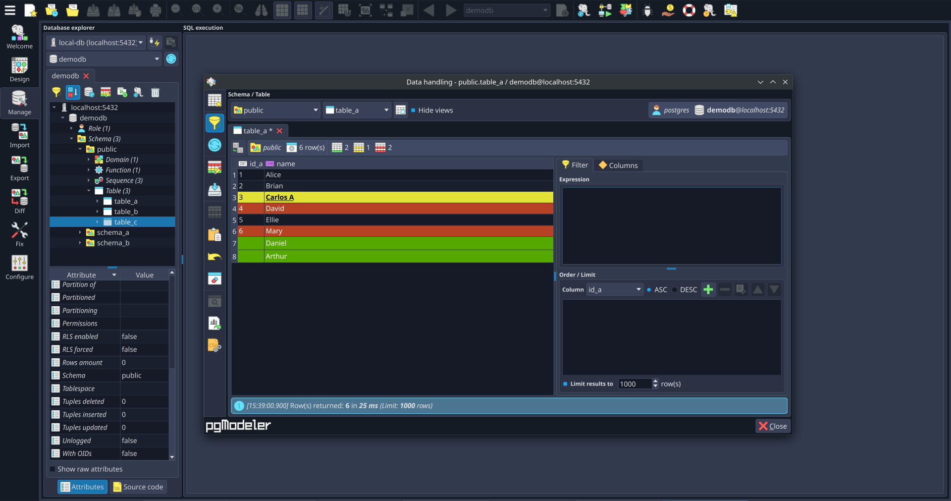 Bored of typing DML commands? Here is the data manipulation dialog!